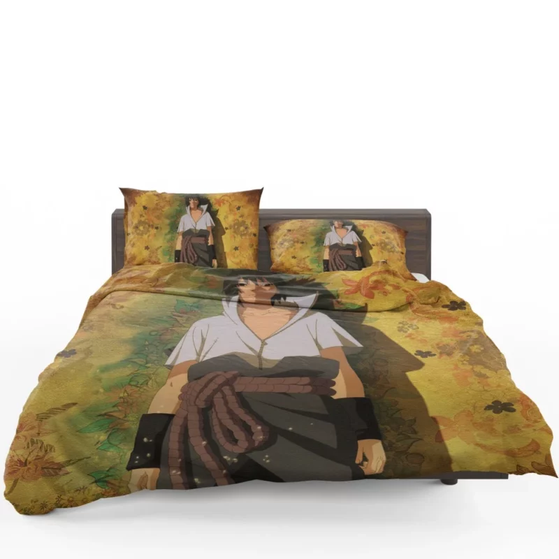 Sasuke Uchiha Heroic Journey Anime Bedding Set