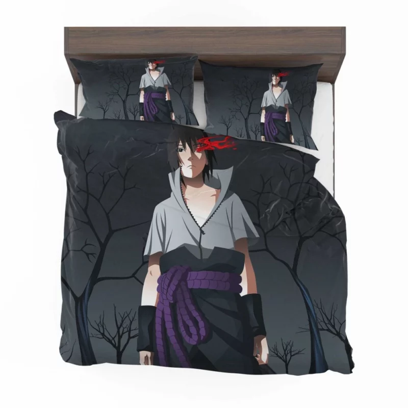 Sasuke Uchiha Journey Continues Anime Bedding Set 1