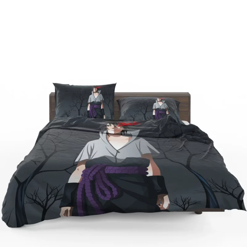 Sasuke Uchiha Journey Continues Anime Bedding Set