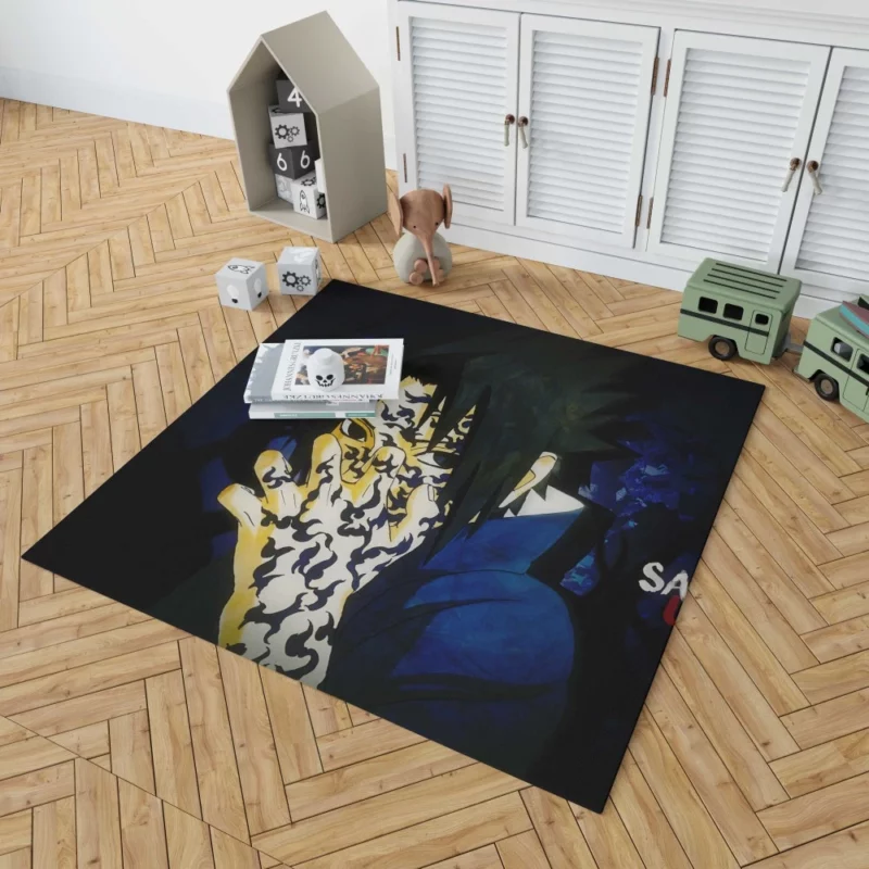 Sasuke Uchiha Ninja Chronicles Anime Rug 1