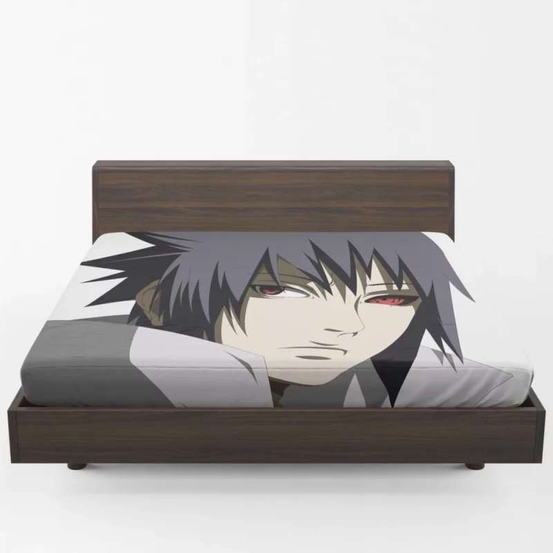 Sasuke Uchiha Redemption Path Anime Fitted Sheet 1