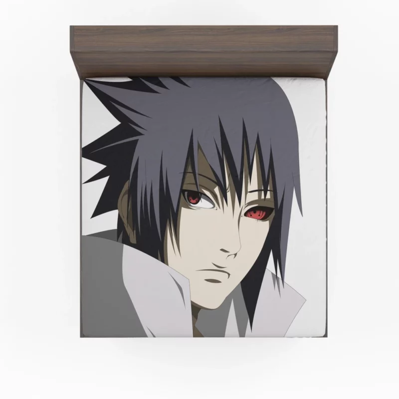 Sasuke Uchiha Redemption Path Anime Fitted Sheet