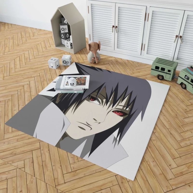 Sasuke Uchiha Redemption Path Anime Rug 1