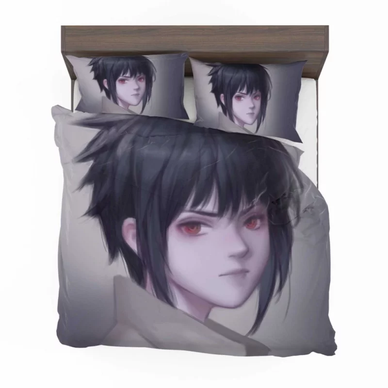 Sasuke Uchiha Shinobi Evolution Anime Bedding Set 1