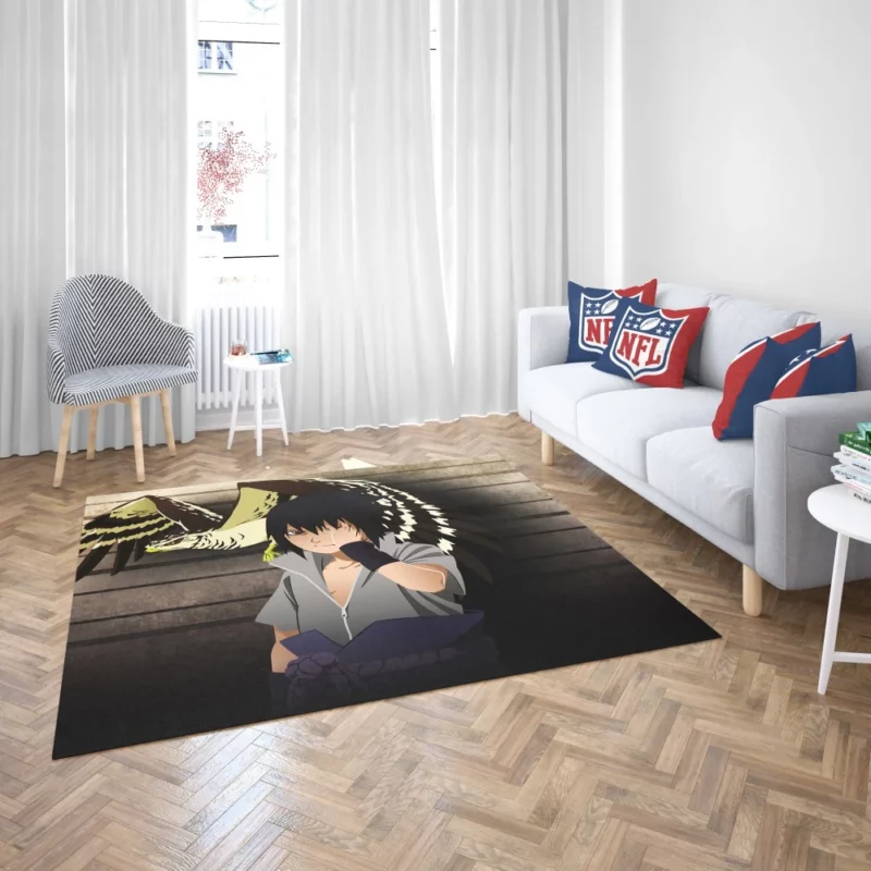 Sasuke Uchiha Shinobi Journey Anime Rug 2