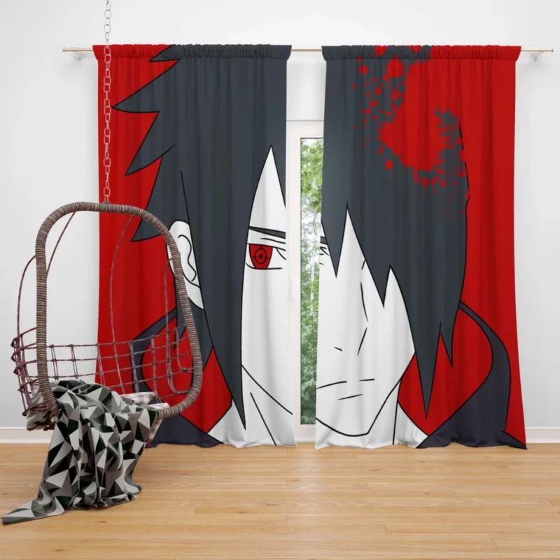 Sasuke Vengeance Uchiha Destiny Anime Curtain