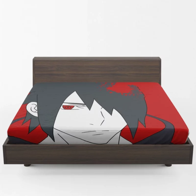 Sasuke Vengeance Uchiha Destiny Anime Fitted Sheet 1