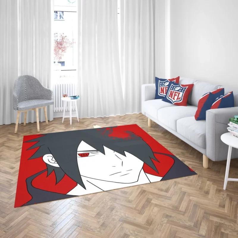 Sasuke Vengeance Uchiha Destiny Anime Rug 2