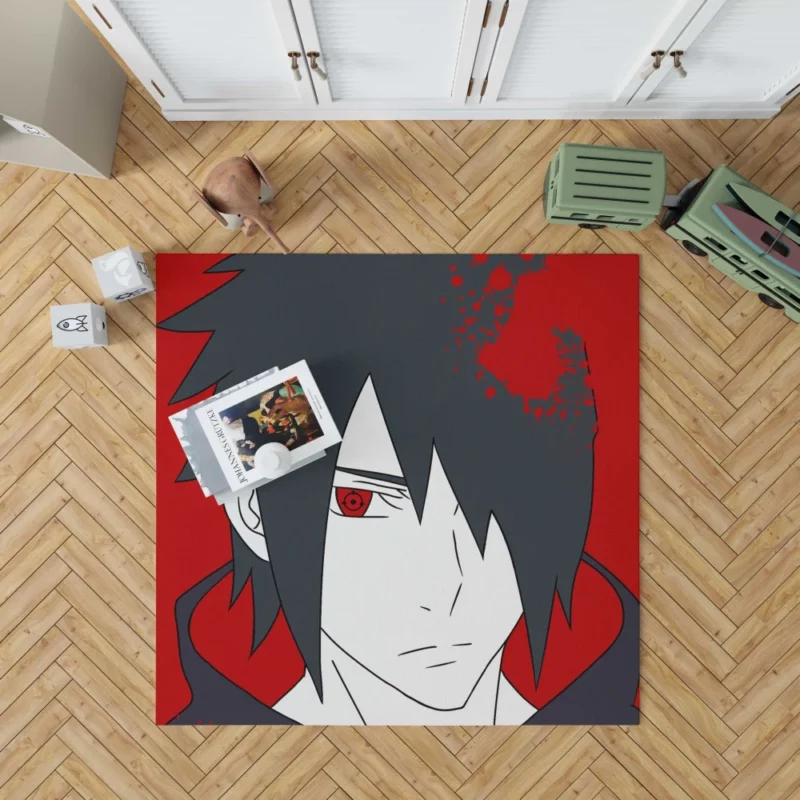 Sasuke Vengeance Uchiha Destiny Anime Rug