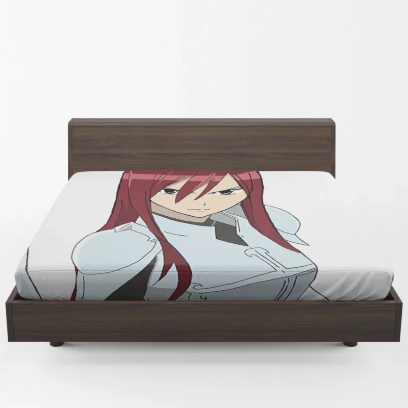 Scarlet Swordswoman Erza Path Anime Fitted Sheet 1