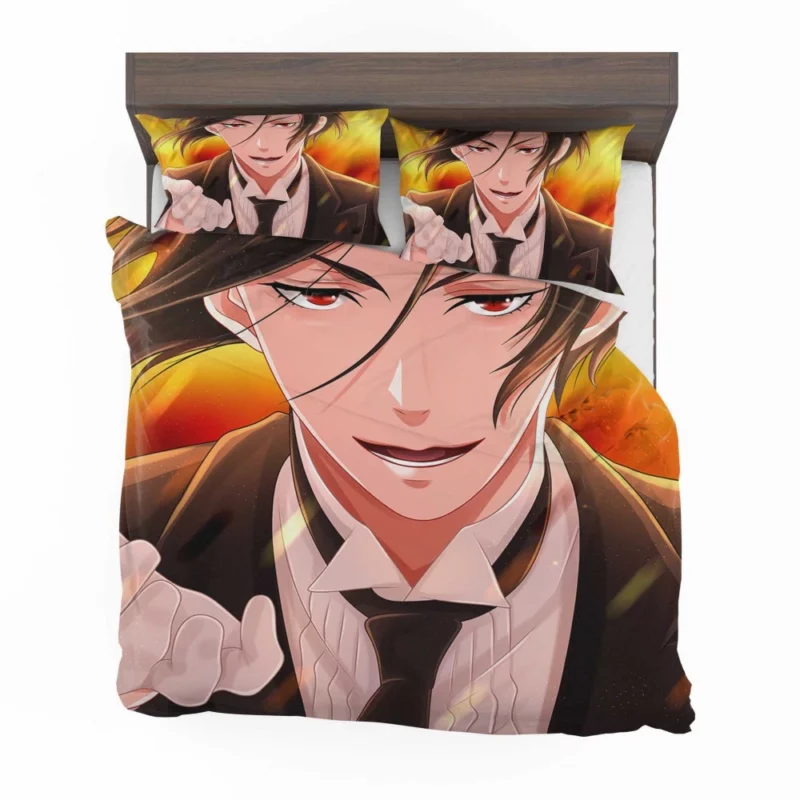 Sebastian Michaelis Black Butler Butler Anime Bedding Set 1