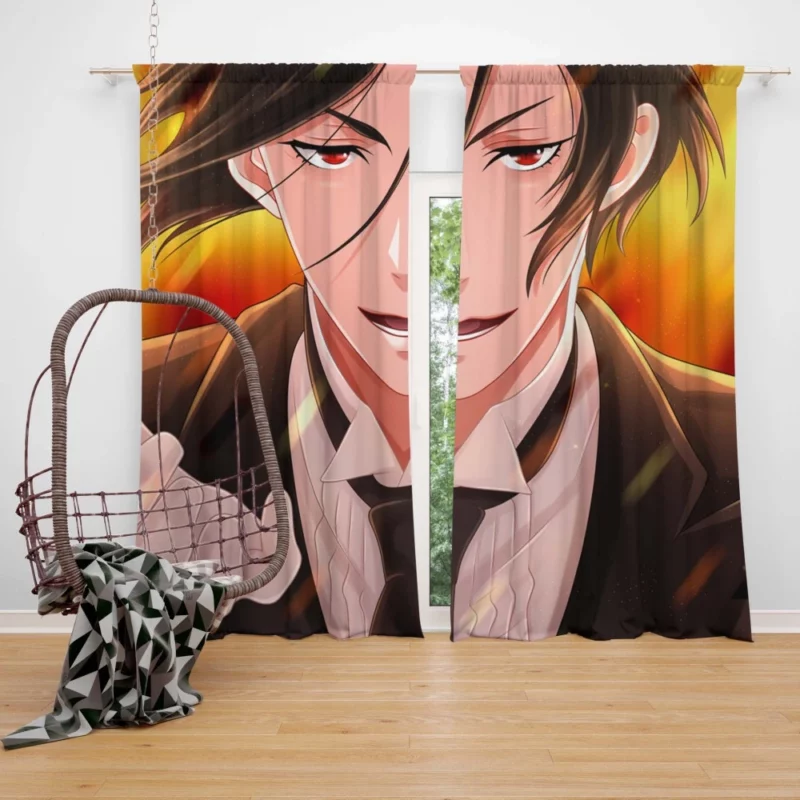 Sebastian Michaelis Black Butler Butler Anime Curtain