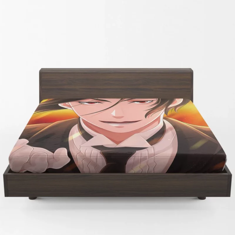 Sebastian Michaelis Black Butler Butler Anime Fitted Sheet 1