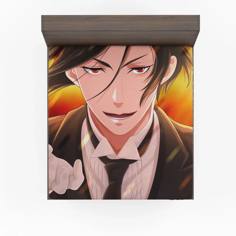 Sebastian Michaelis Black Butler Butler Anime Fitted Sheet