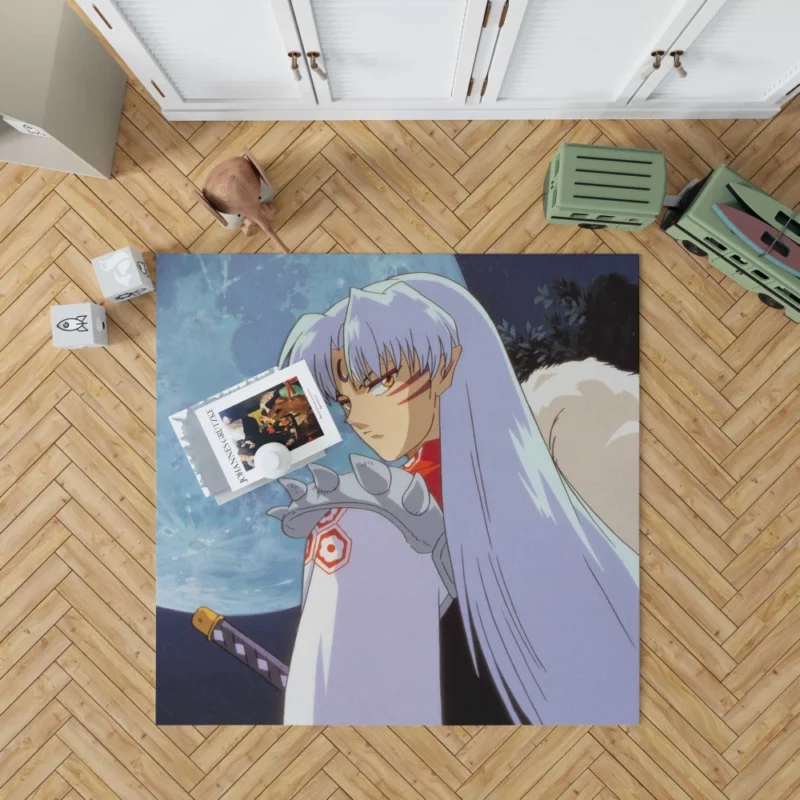 Sessh?maru InuYasha Fierce Foe Anime Rug