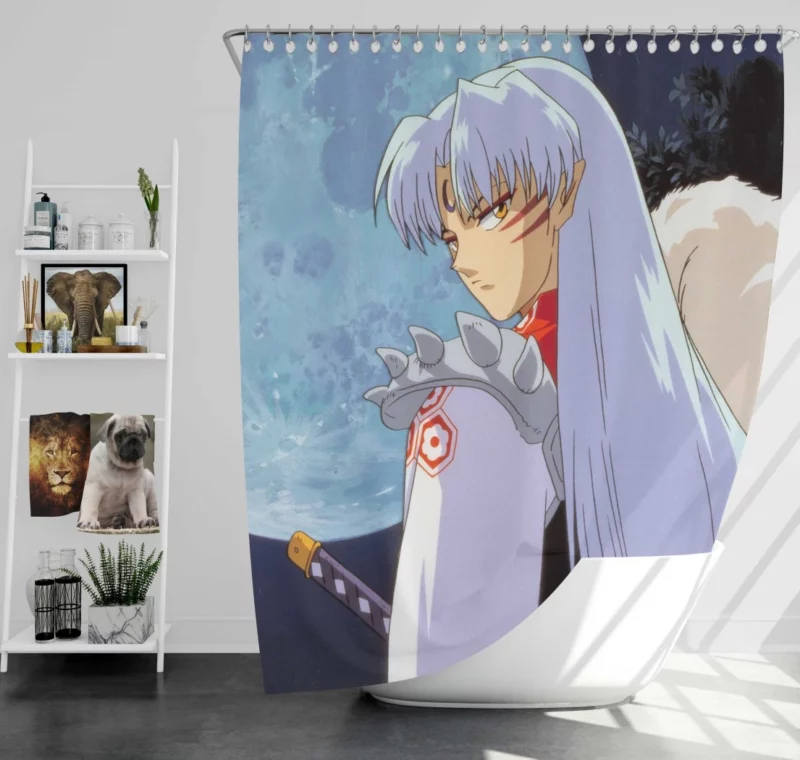 Sessh?maru InuYasha Fierce Foe Anime Shower Curtain