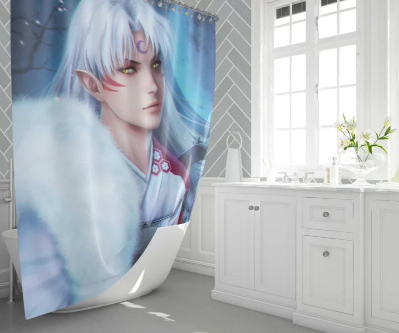 Sessh?maru InuYasha Mysterious Ally Anime Shower Curtain 1