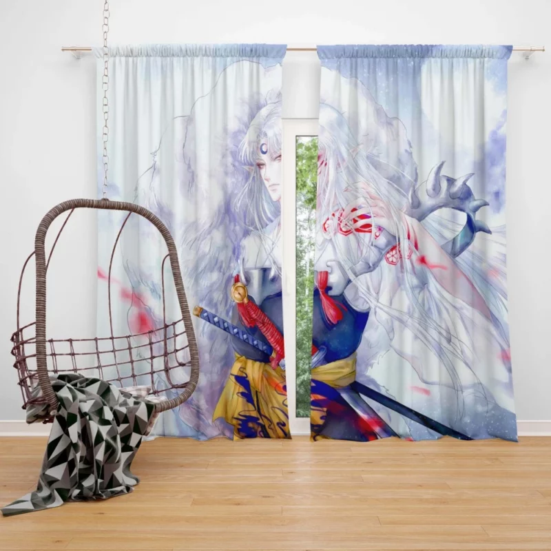 Sessh?maru InuYasha Noble Brother Anime Curtain