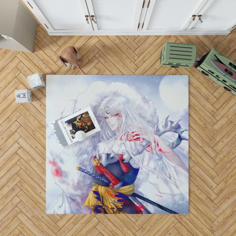 Sessh?maru InuYasha Noble Brother Anime Rug