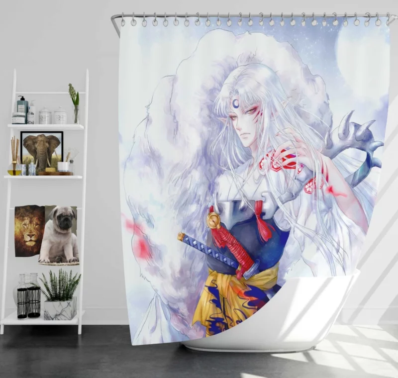 Sessh?maru InuYasha Noble Brother Anime Shower Curtain