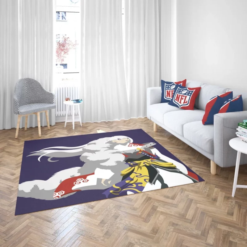 Sessh?maru InuYasha Powerful Rival Anime Rug 2