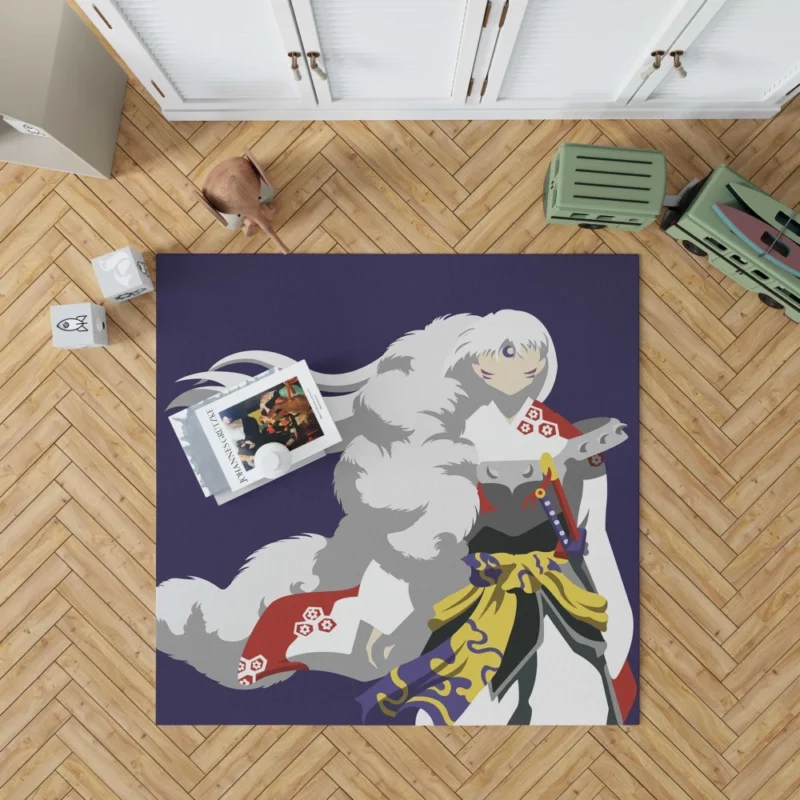 Sessh?maru InuYasha Powerful Rival Anime Rug