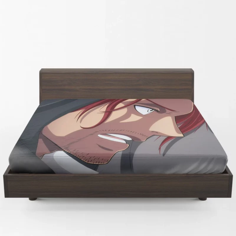 Shanks Captain of the Red-Haired Pirates Anime Fitted Sheet 1