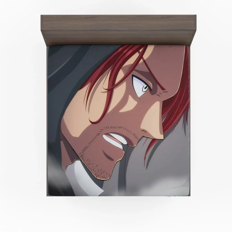 Shanks Captain of the Red-Haired Pirates Anime Fitted Sheet