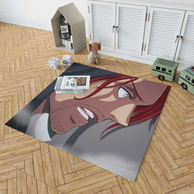 Shanks Captain of the Red-Haired Pirates Anime Rug 1