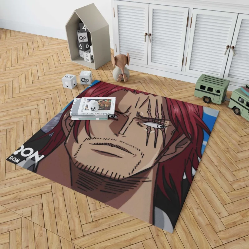 Shanks Legendary Pirate Anime Rug 1