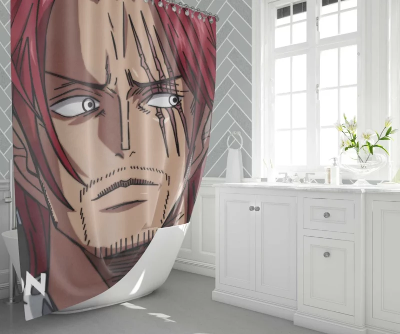 Shanks Legendary Pirate Anime Shower Curtain 1