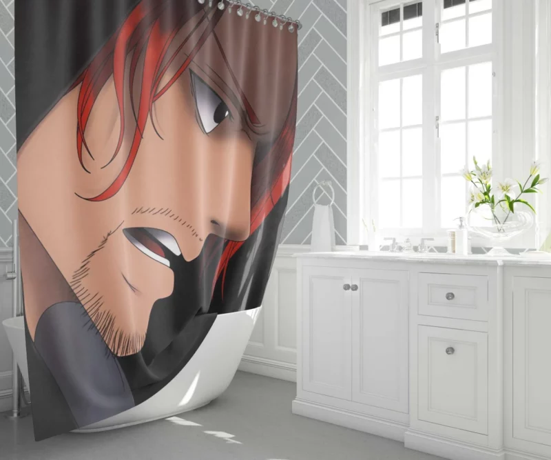 Shanks One Piece Legacy Anime Shower Curtain 1