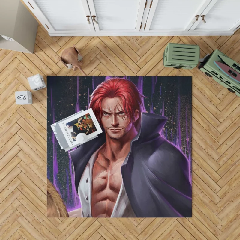 Shanks Red-Haired Pirate Captain Anime Rug