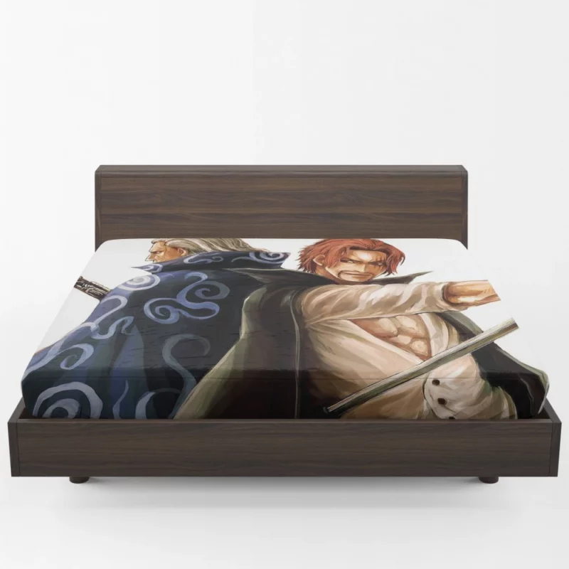 Shanks and Benn Beckman Pirates Duo Anime Fitted Sheet 1