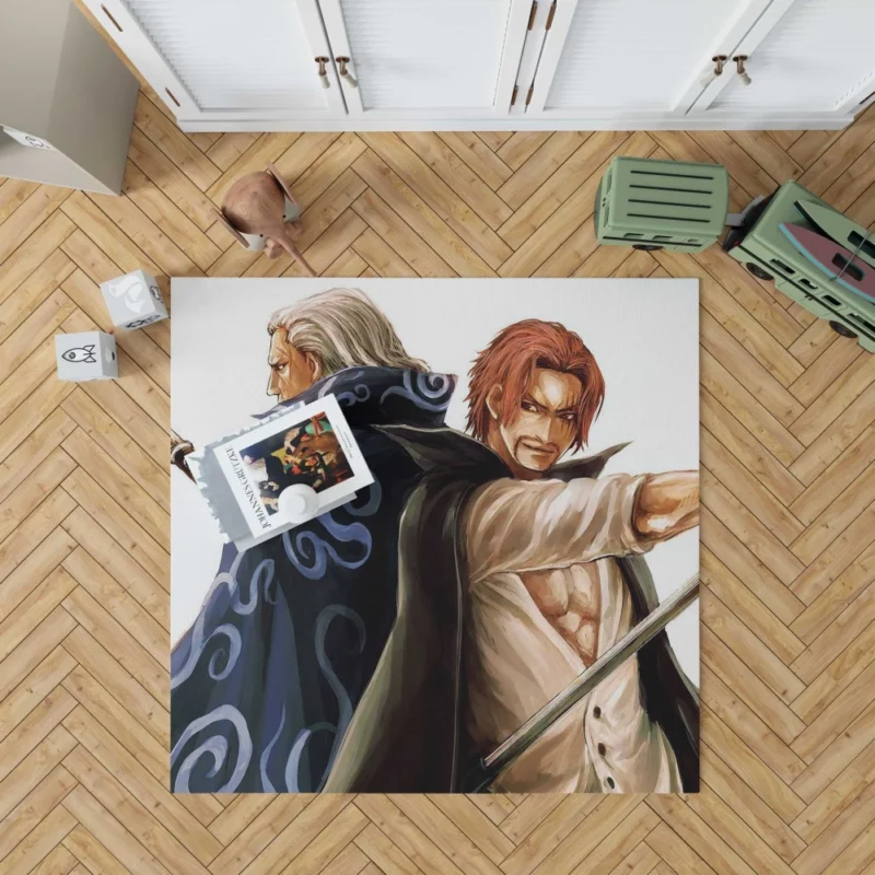 Shanks and Benn Beckman Pirates Duo Anime Rug