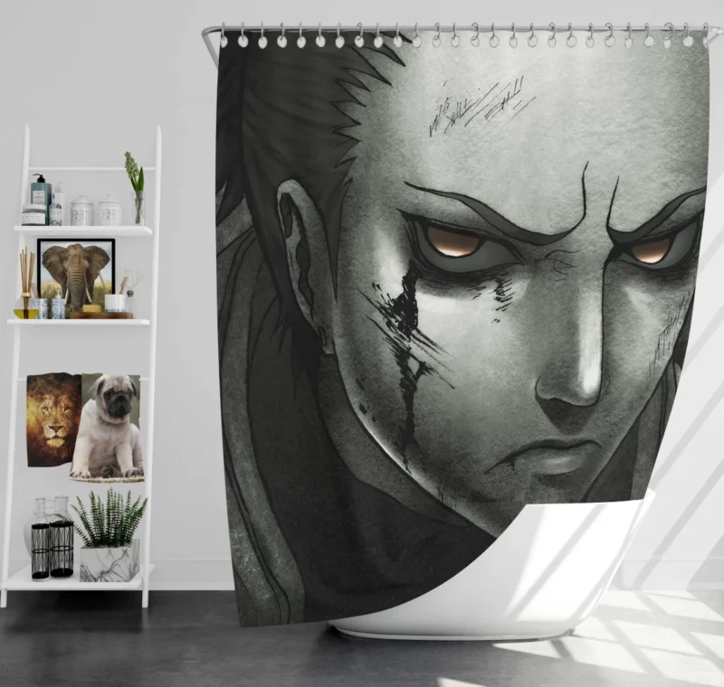 Shikamaru Cloud-Watching Shinobi Anime Shower Curtain