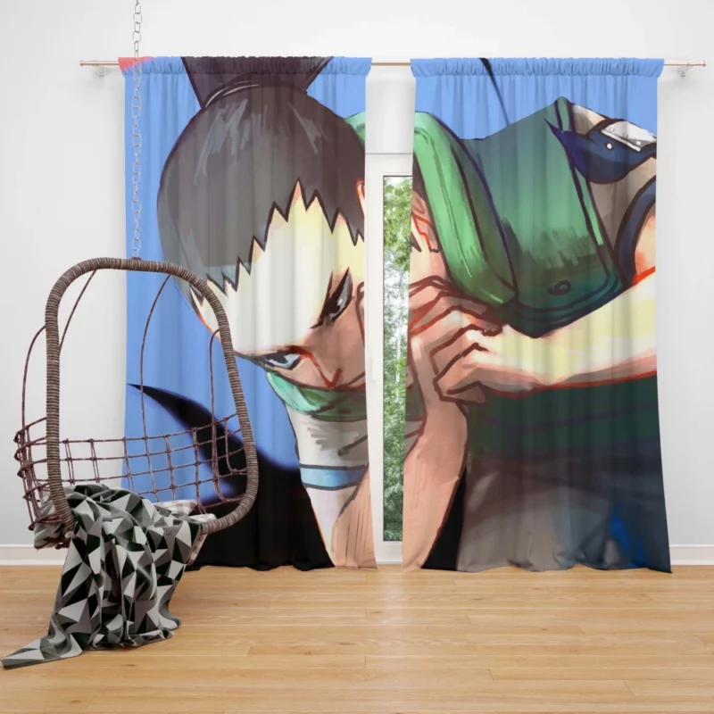 Shikamaru Nara Mind Strategist Anime Curtain