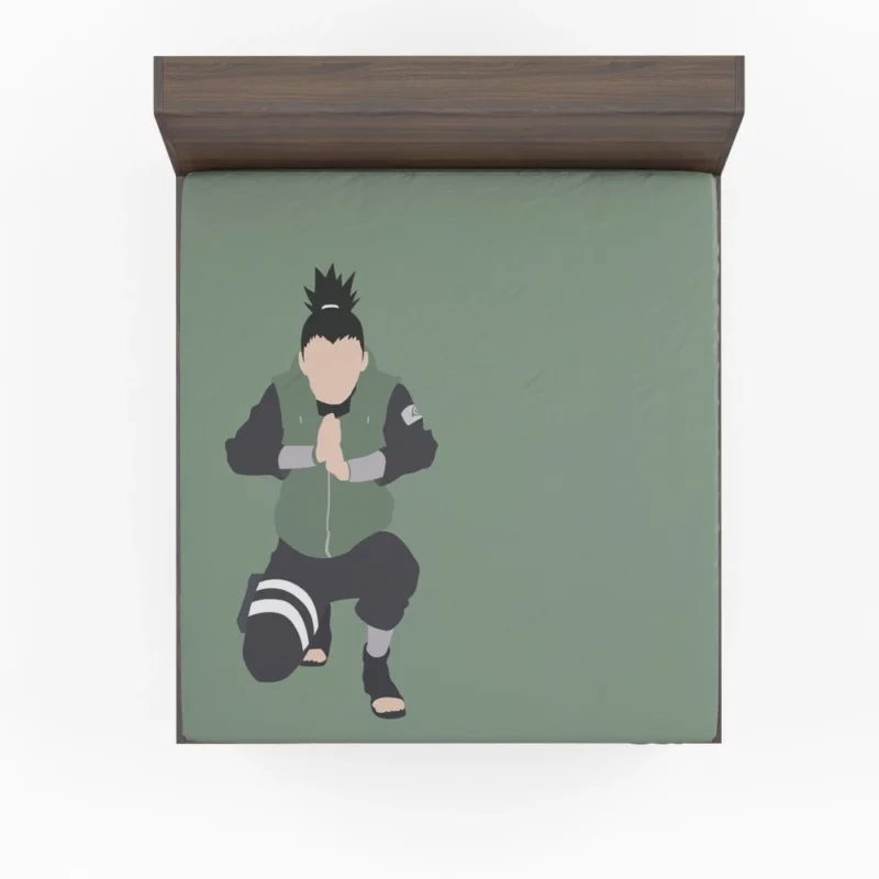 Shikamaru Nara Shadow Manipulator Anime Fitted Sheet