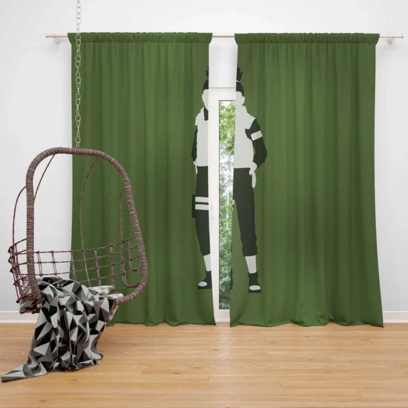 Shikamaru Nara Shinobi Journey Anime Curtain