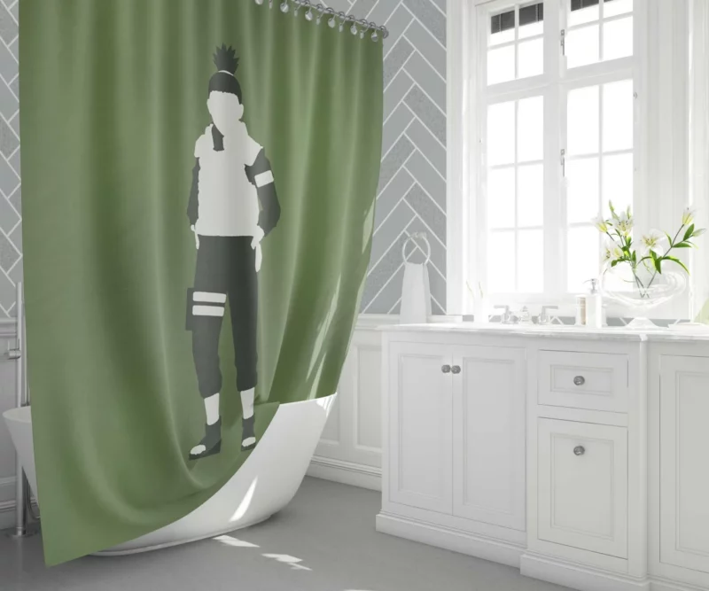 Shikamaru Nara Shinobi Journey Anime Shower Curtain 1