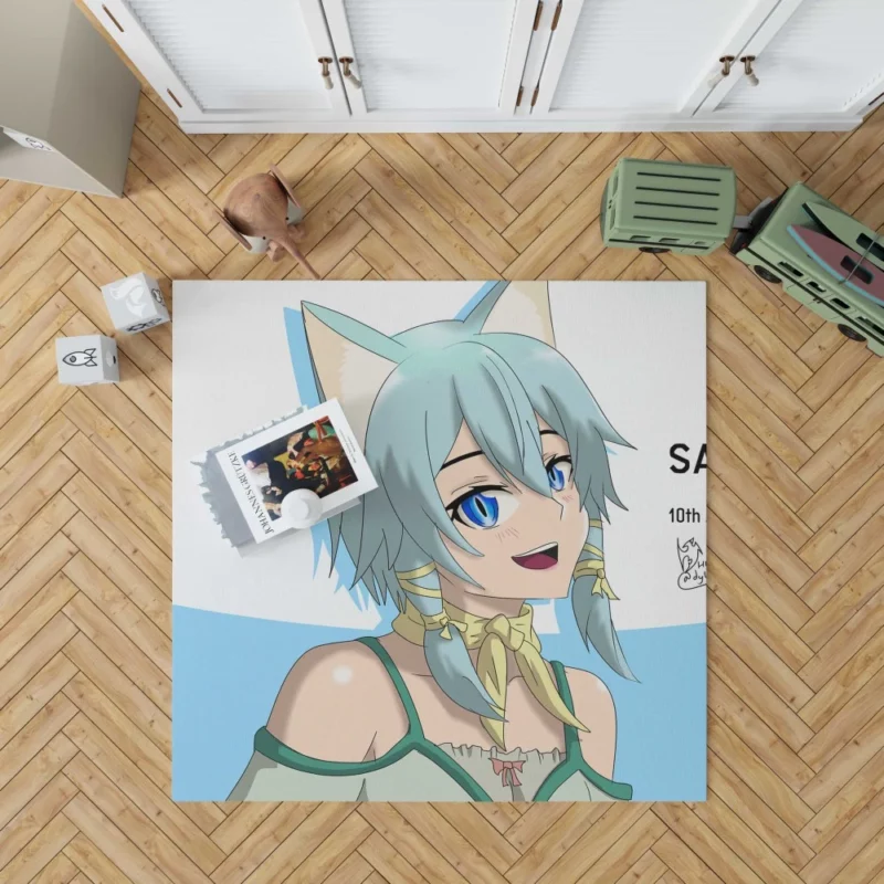 Shino Asada Sharpshooter Anime Rug