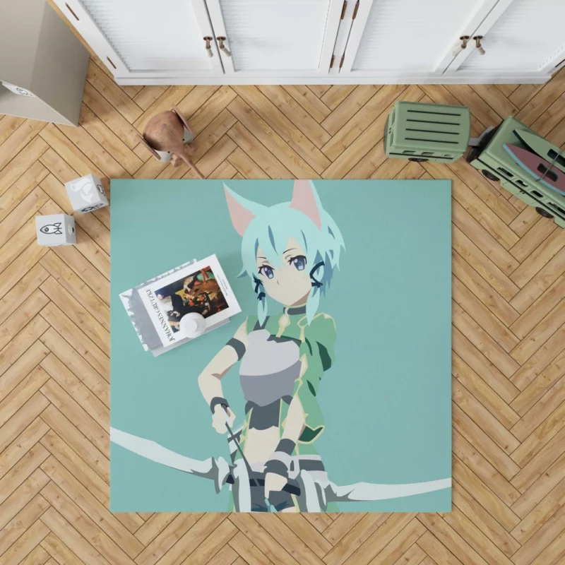 Shino Asada Sinon Tale Anime Rug