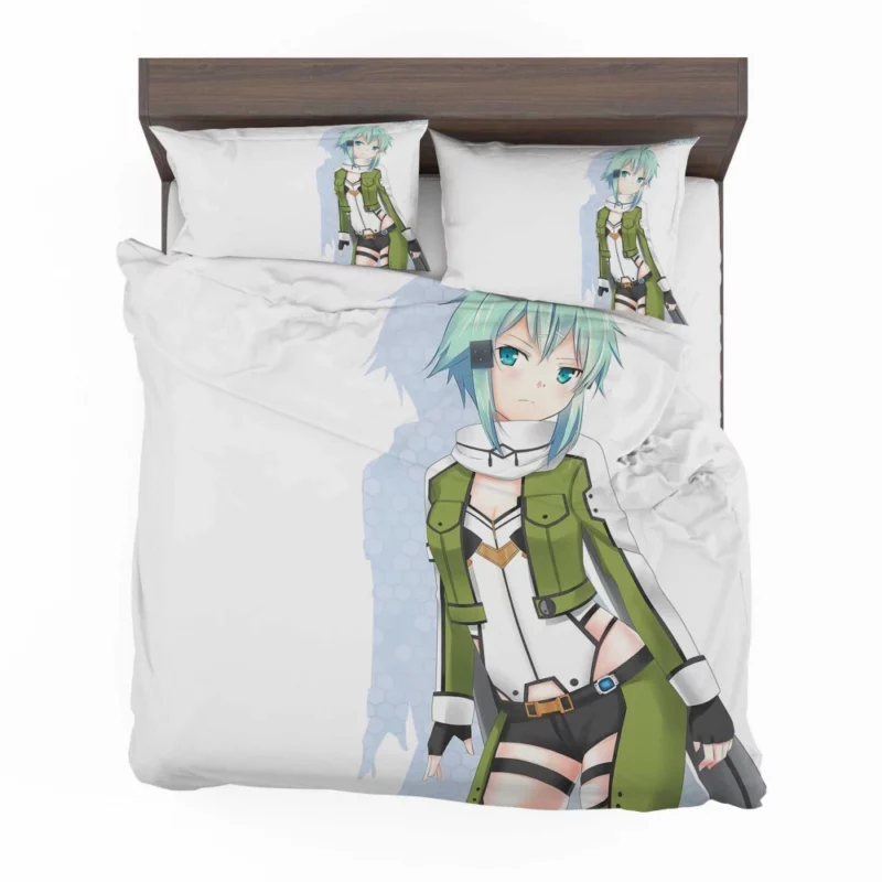 Shino Asada Sinon Unstoppable Sniper Anime Bedding Set 1