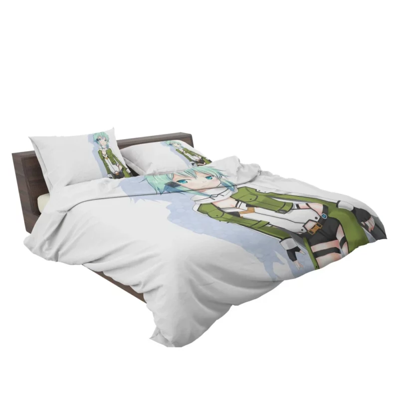 Shino Asada Sinon Unstoppable Sniper Anime Bedding Set 2