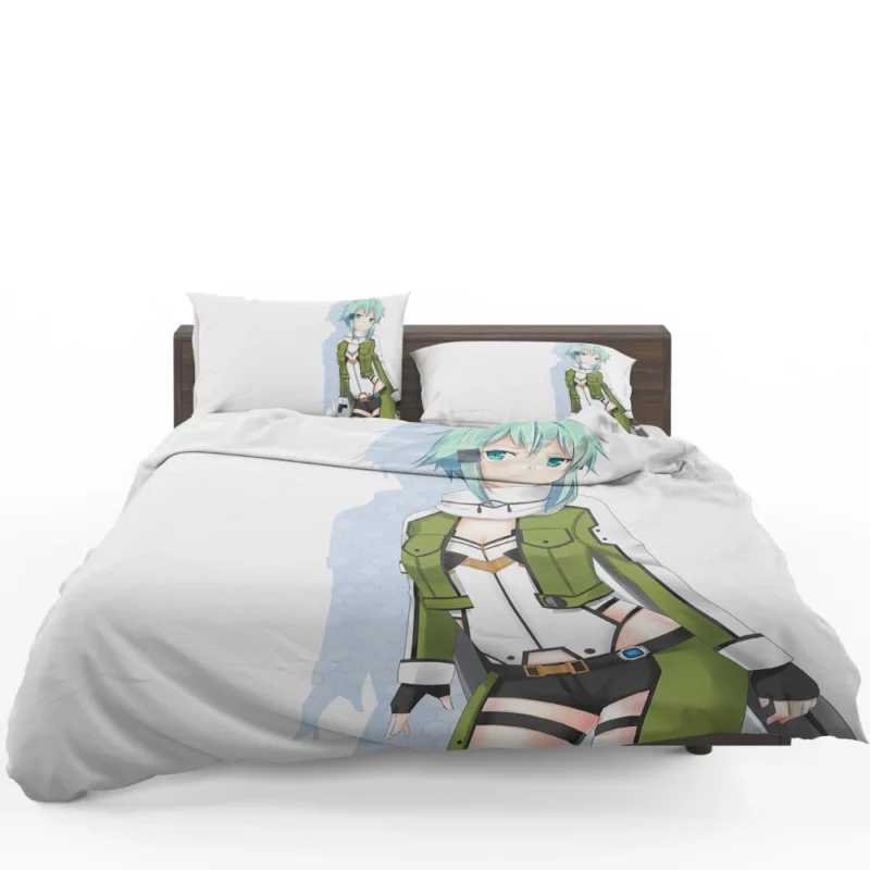 Shino Asada Sinon Unstoppable Sniper Anime Bedding Set