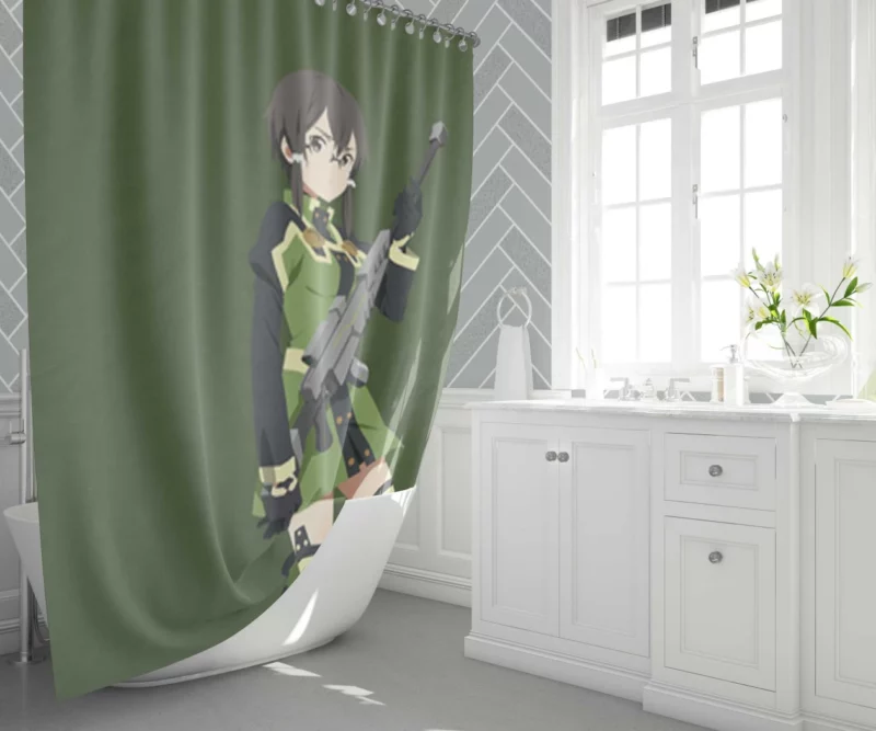 Shino Asada in Ordinal Scale Movie Anime Shower Curtain 1