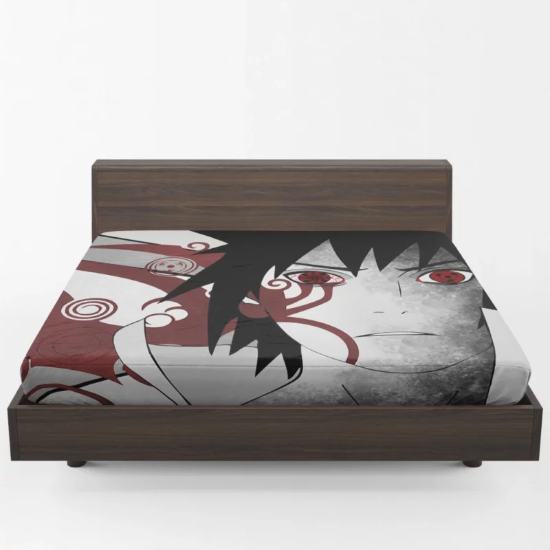 Shinobi Alliance Sasuke Role Anime Fitted Sheet 1