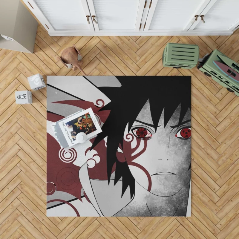 Shinobi Alliance Sasuke Role Anime Rug