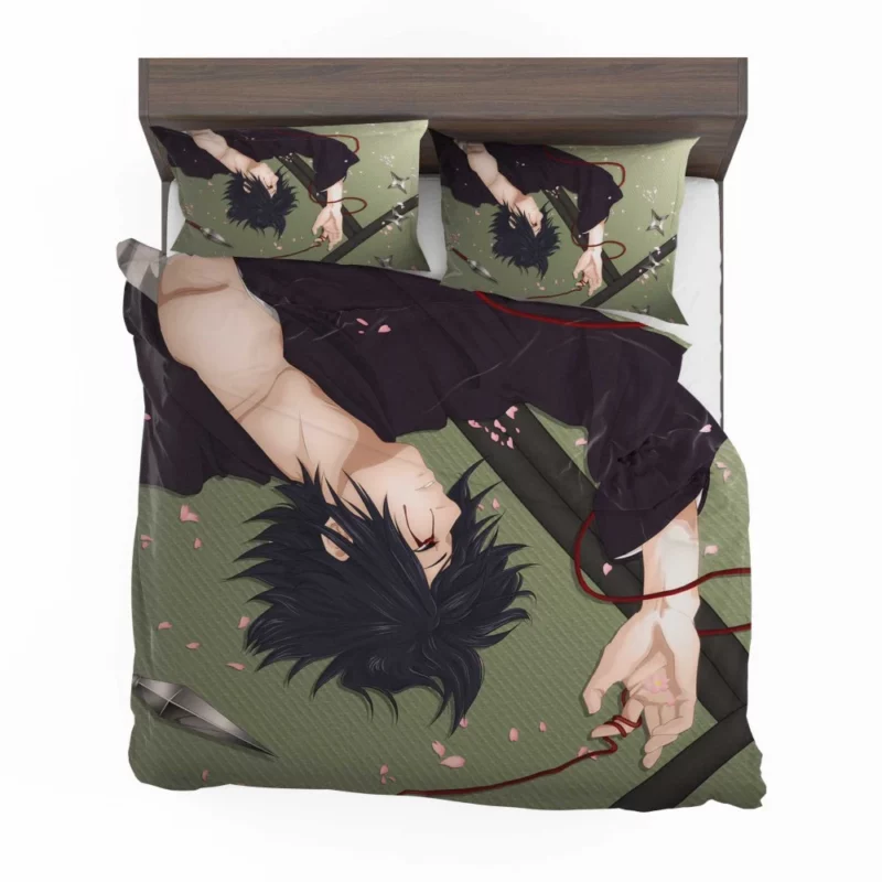 Shinobi Destiny Sasuke Tale Anime Bedding Set 1