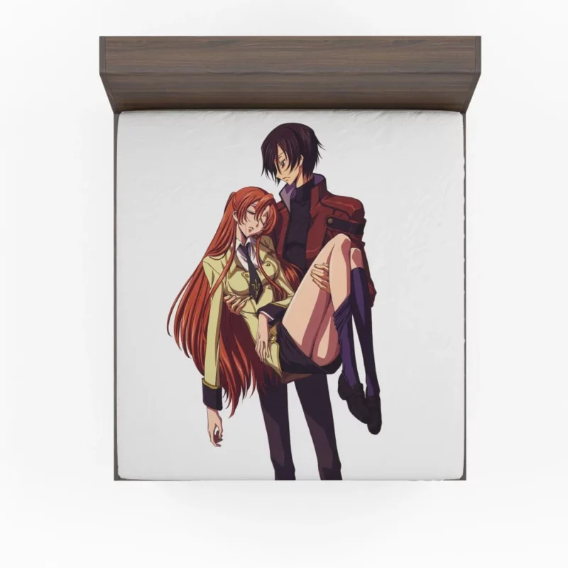 Shirley & Lelouch Destiny Anime Fitted Sheet